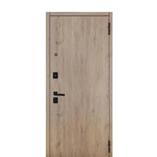 Входная дверь ARGUS Black внешняя панель Элегант Рустик соломенный внутренняя на выбор