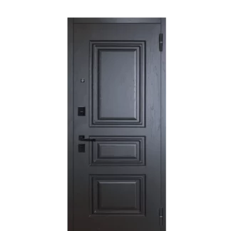 Входная дверь ARGUS Black внешняя панель Скиф Горький шоколад внутренняя на выбор